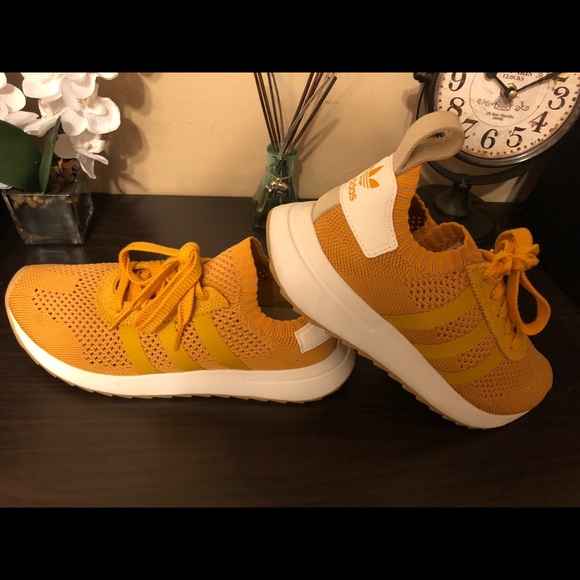 adidas mustard yellow shoes